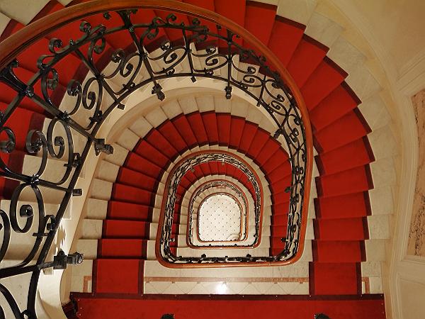 A Beautiful Spiral Staircase Leading to our Luxury Apartment